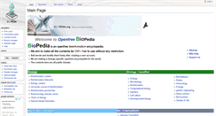 Desktop Screenshot of biopedia.org